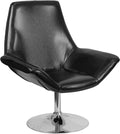 Black Leather Reception Chair T39978