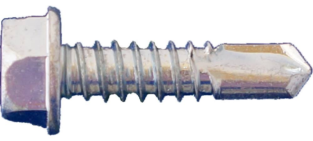 10 x 1/2 x 22 Hex Washer Head Self Drill Screws Zinc 10000ct W8424
