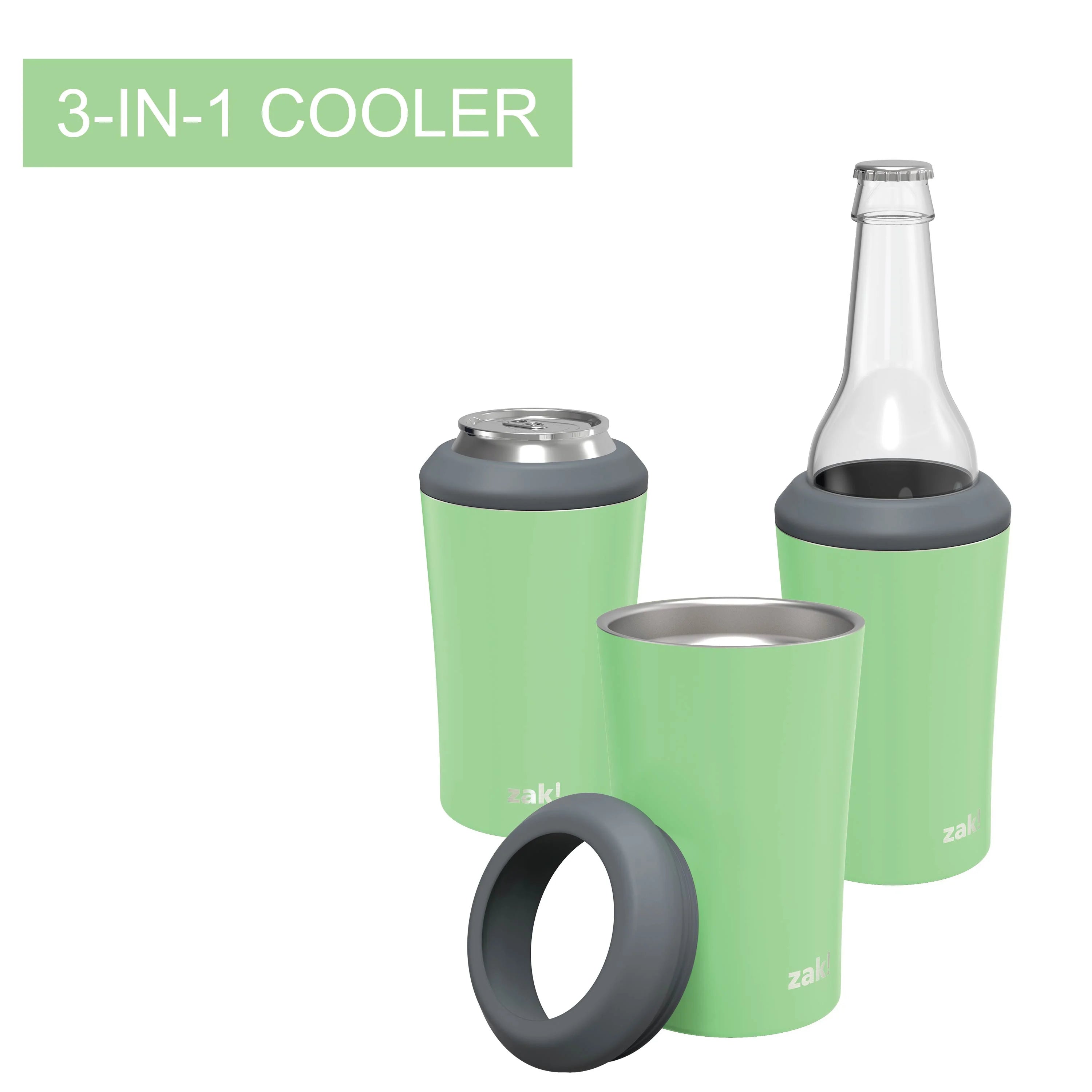 Pistachio Double Wall Stainless Steel Can and Bottle Cooler R349