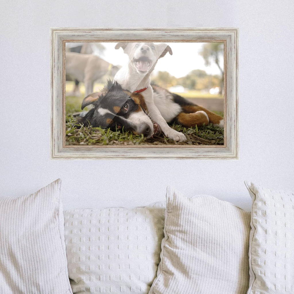White Real Wood Picture Frame S80224