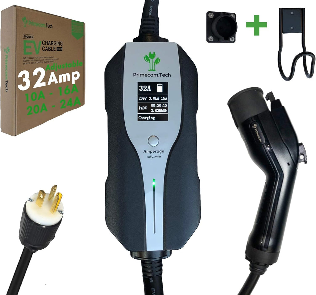 Level 2 Electric Vehicle Charger with 30Ft Cable D422