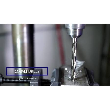 25/32 Cobalt Steel Taper Length Drill Bit E374369