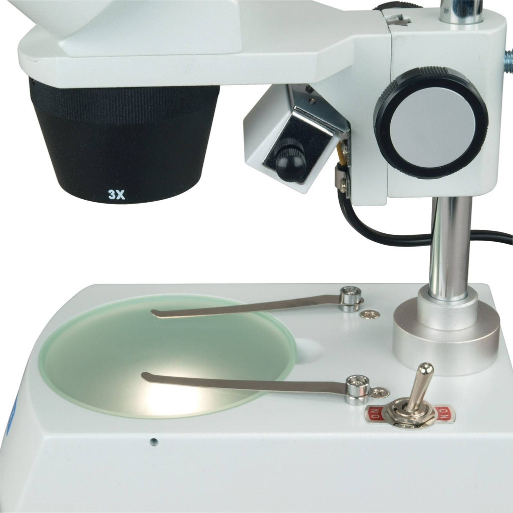Binocular Stereo Microscope with Dual Lights and 3MP Camera W2860