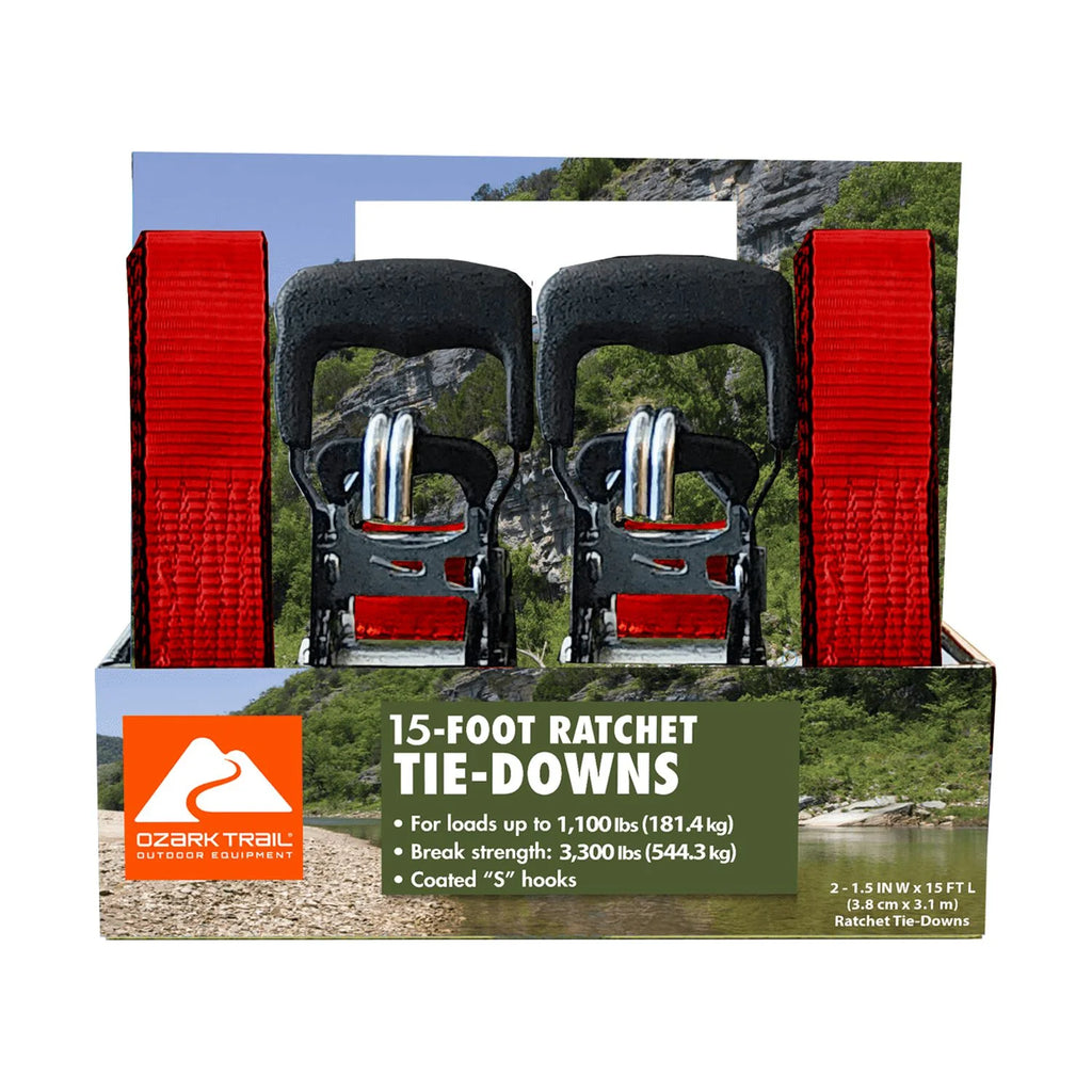 2 Pack Ratchet Tiedown with Combination Locks U348