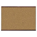 Mahogany Frame Magnetic Cork Bulletin Board H139409