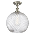 Brushed Brass Semi-Flush Mount Light G178