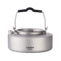 600ml Titanium Tea Pot Kettle Camping Coffee Pot Q7597