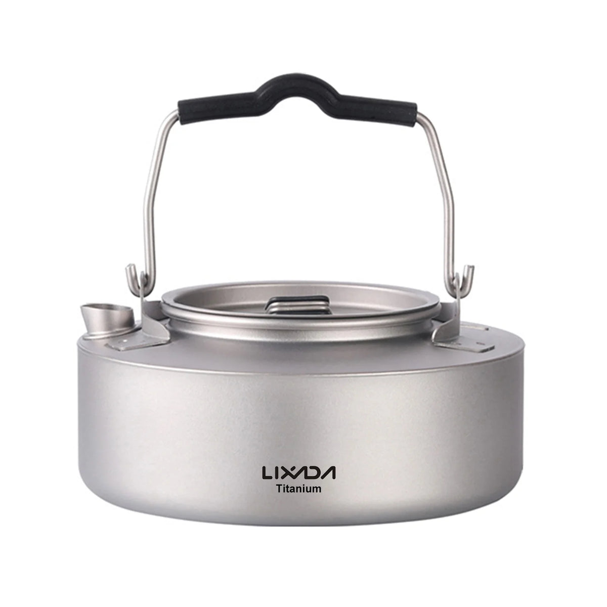 600ml Titanium Tea Pot Kettle Camping Coffee Pot Q7597