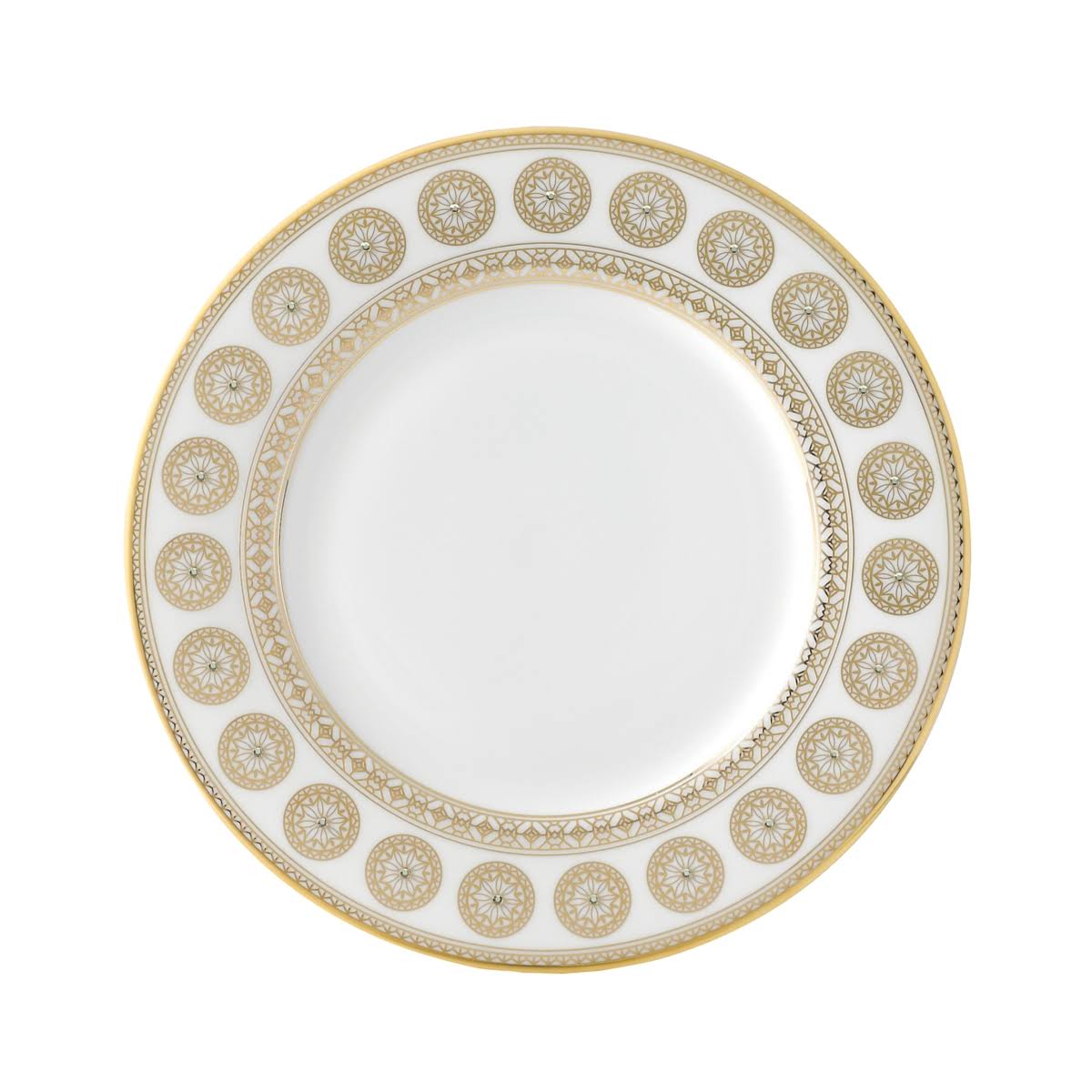 Golden Leaves Salad Plate M230195