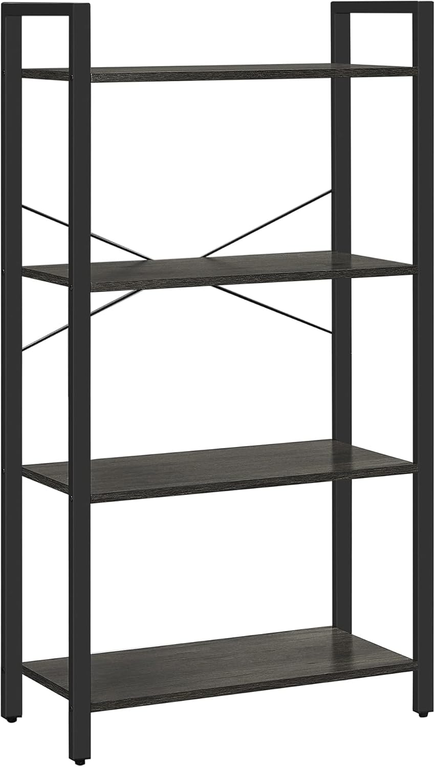 4-Tier Steel Frame Bookshelf R8551