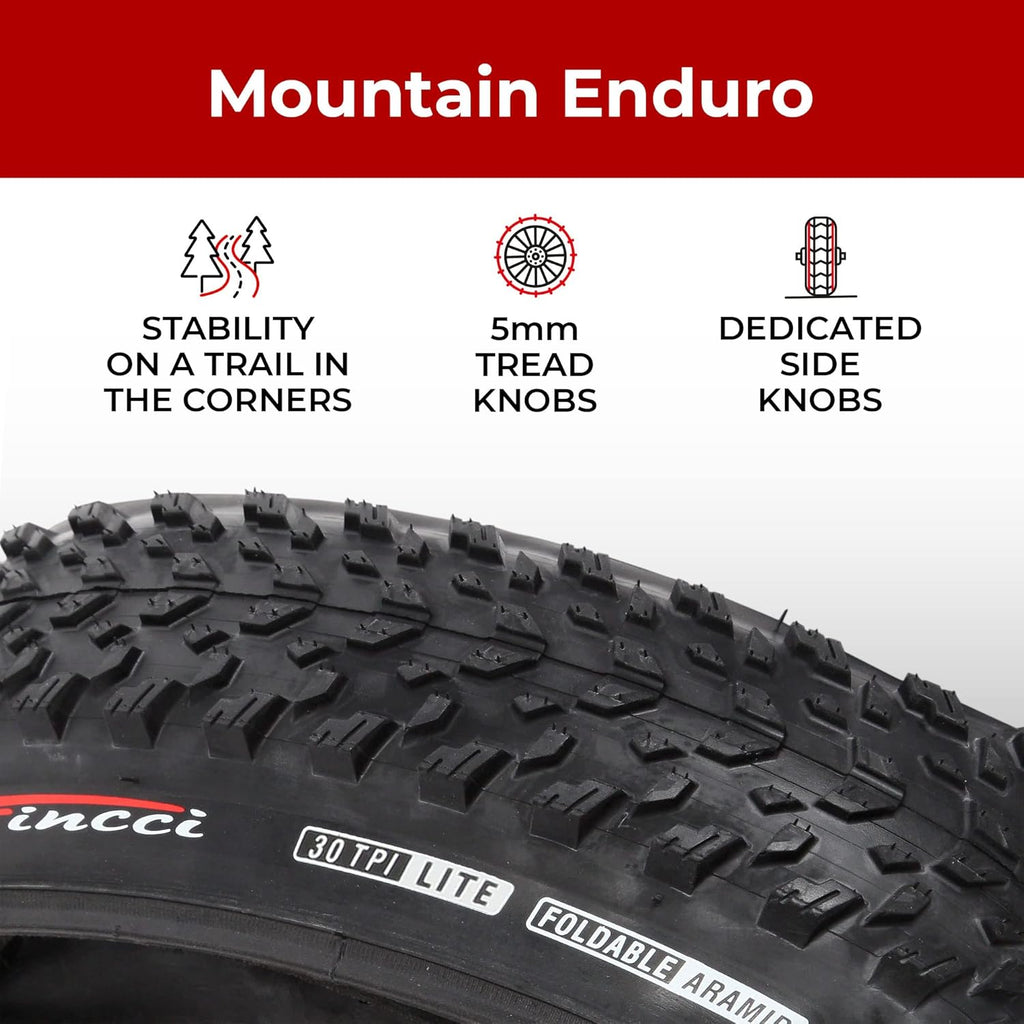 Pair 27.5 x 2.10 Inch Foldable MTB Bike Tires J623164