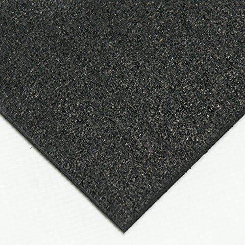 Recycled Rubber 60A Black 5mm x 48 in W x 216 in Q21502
