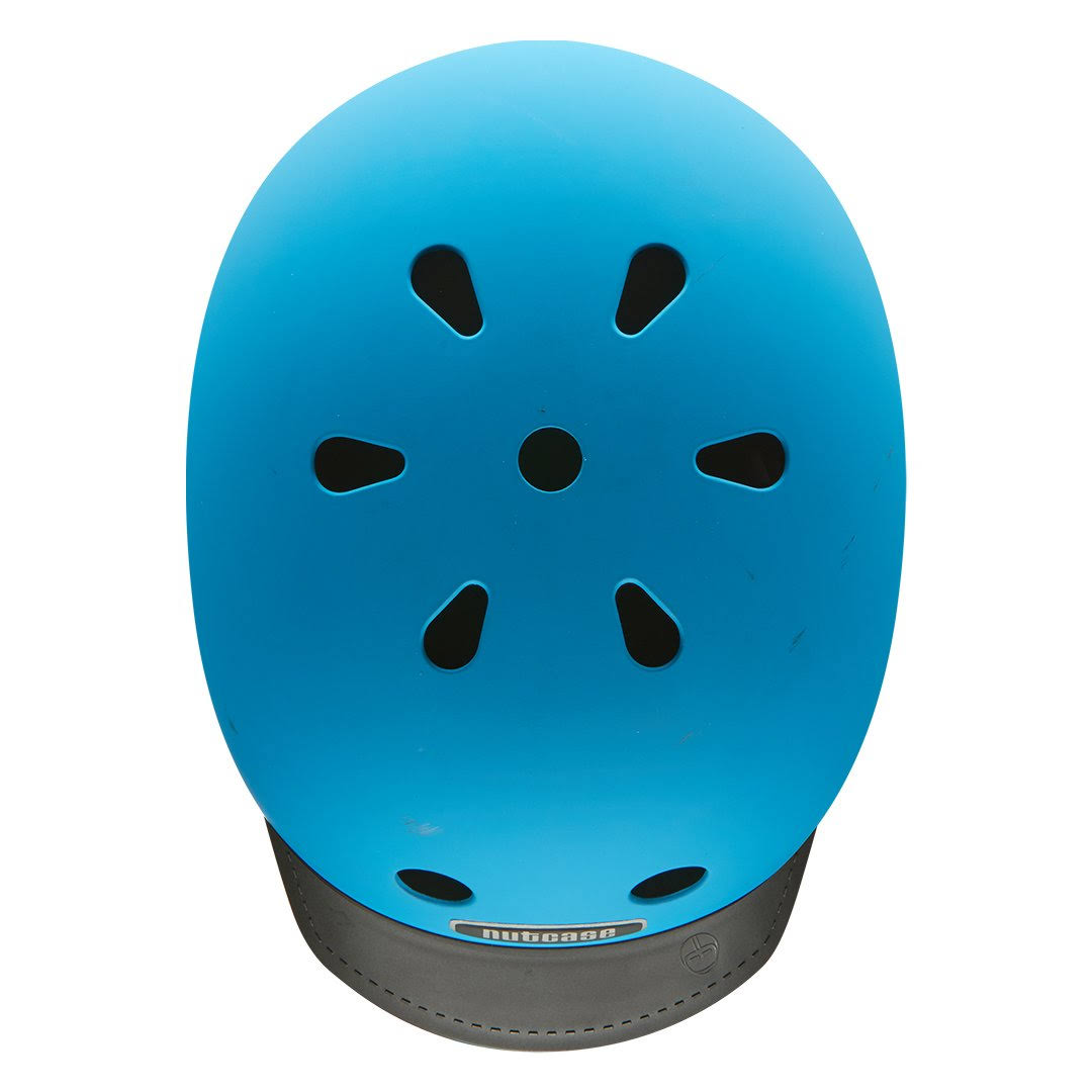 Bay Blue Matte Street Helmet Z8552