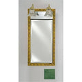 Rustic Wood Green Recessed Single Door Cabinet O20709