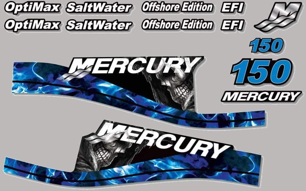 Outboard Engine Graphics Kit Sticker Decal Pack of 2 Z100422