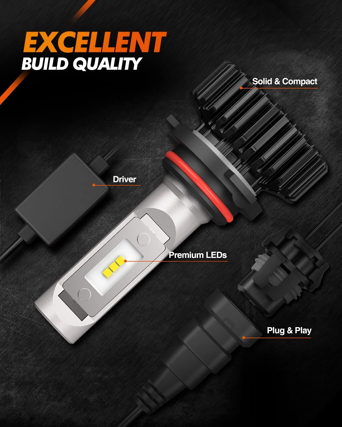 9005/HB3 9006/HB4 LED Bulbs Combo Pack of 2 X991264