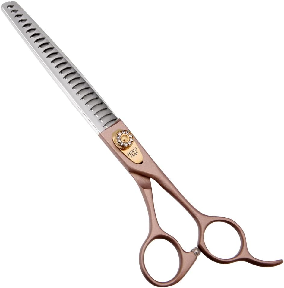 Rose Gold 440C Stainless Steel Dog Grooming Scissors Pack of 2 I92203