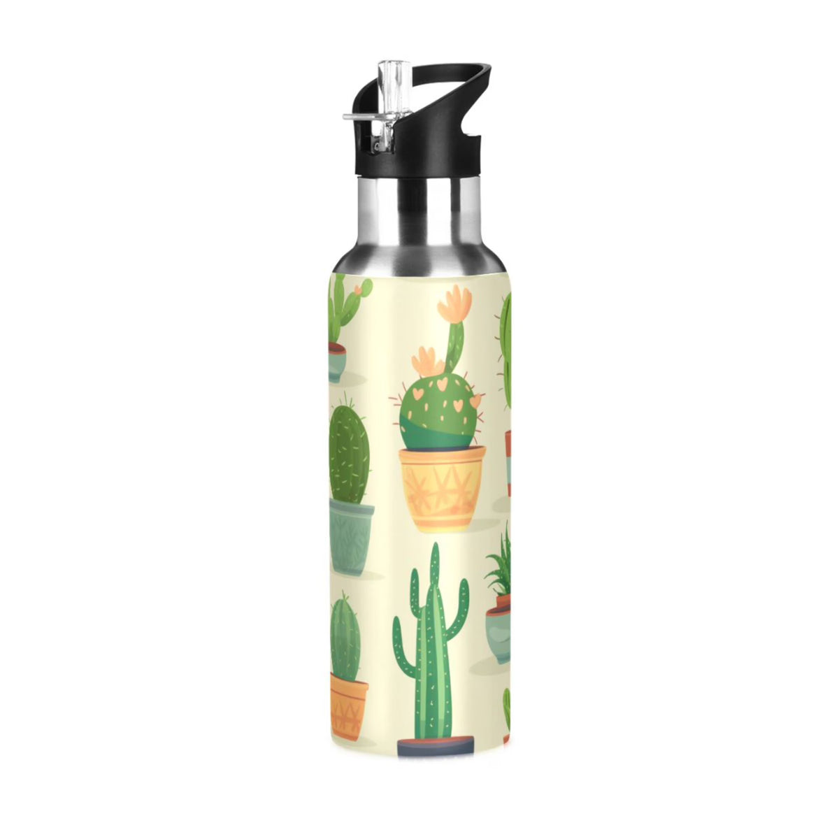 Insulated Stainless Steel Water Bottle with Straw Lid 20 oz L209