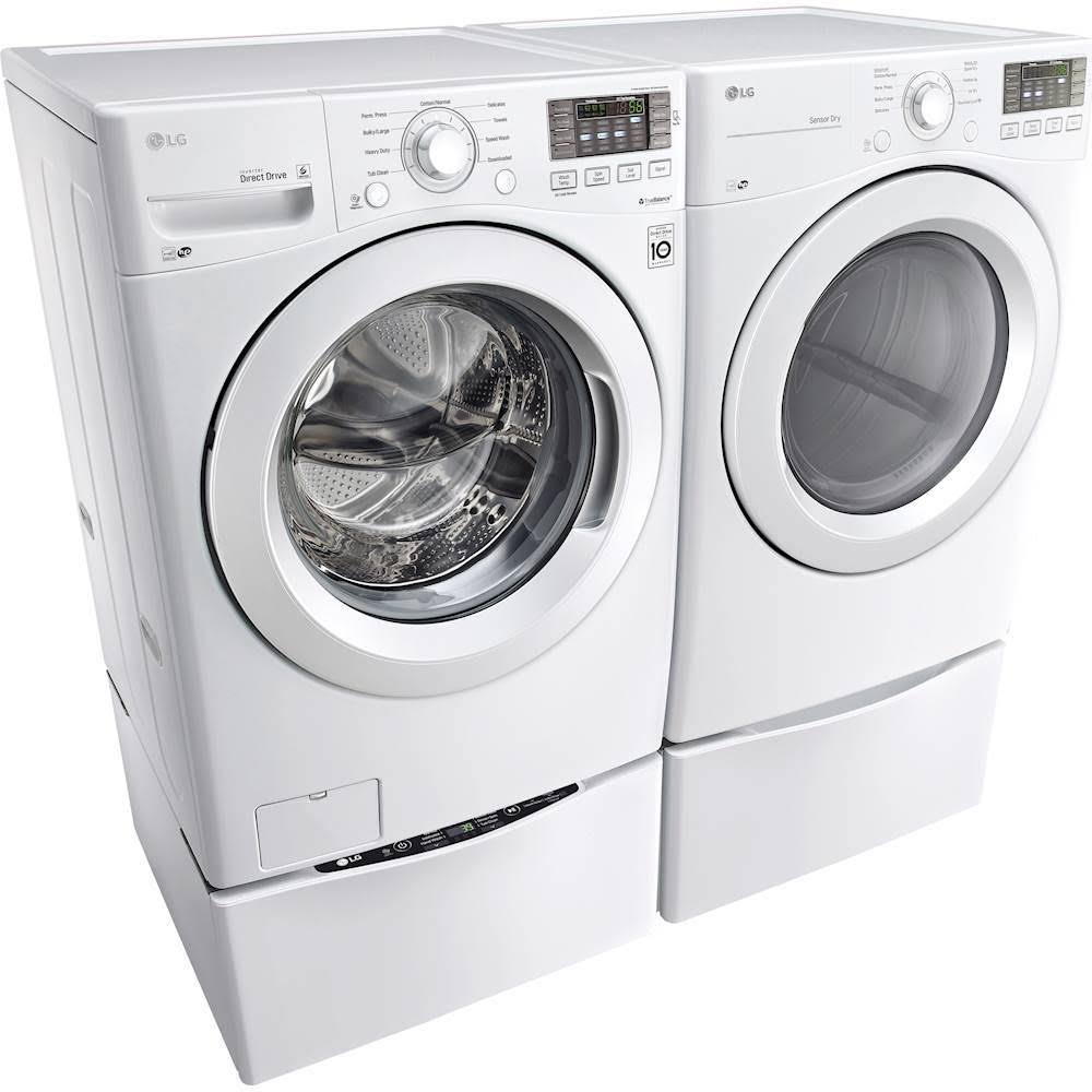 White Front-Loading Gas Dryer G733
