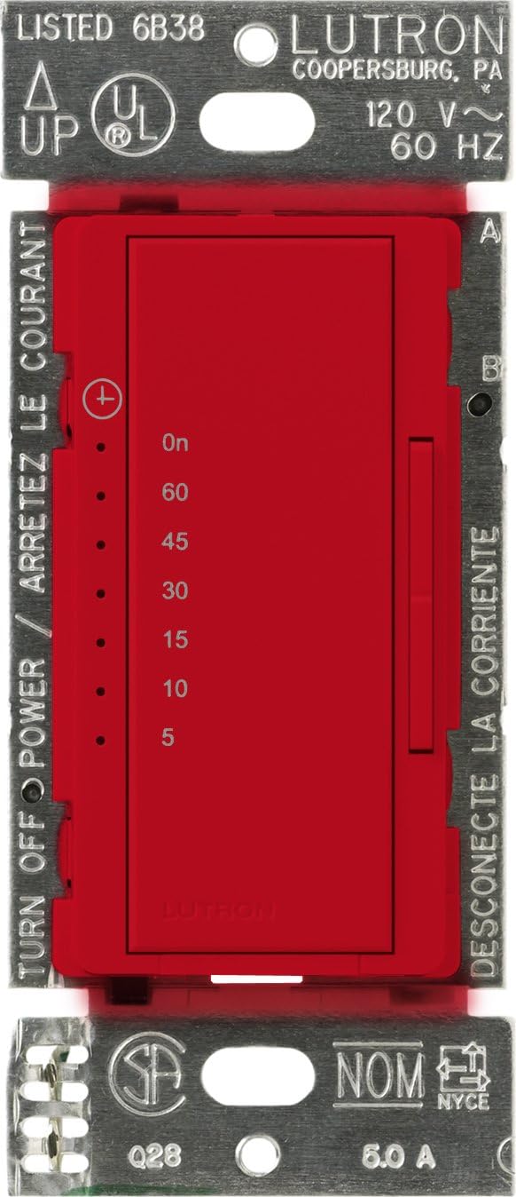 White Countdown Timer Switch for Halogen and Incandescent Bulbs R477371