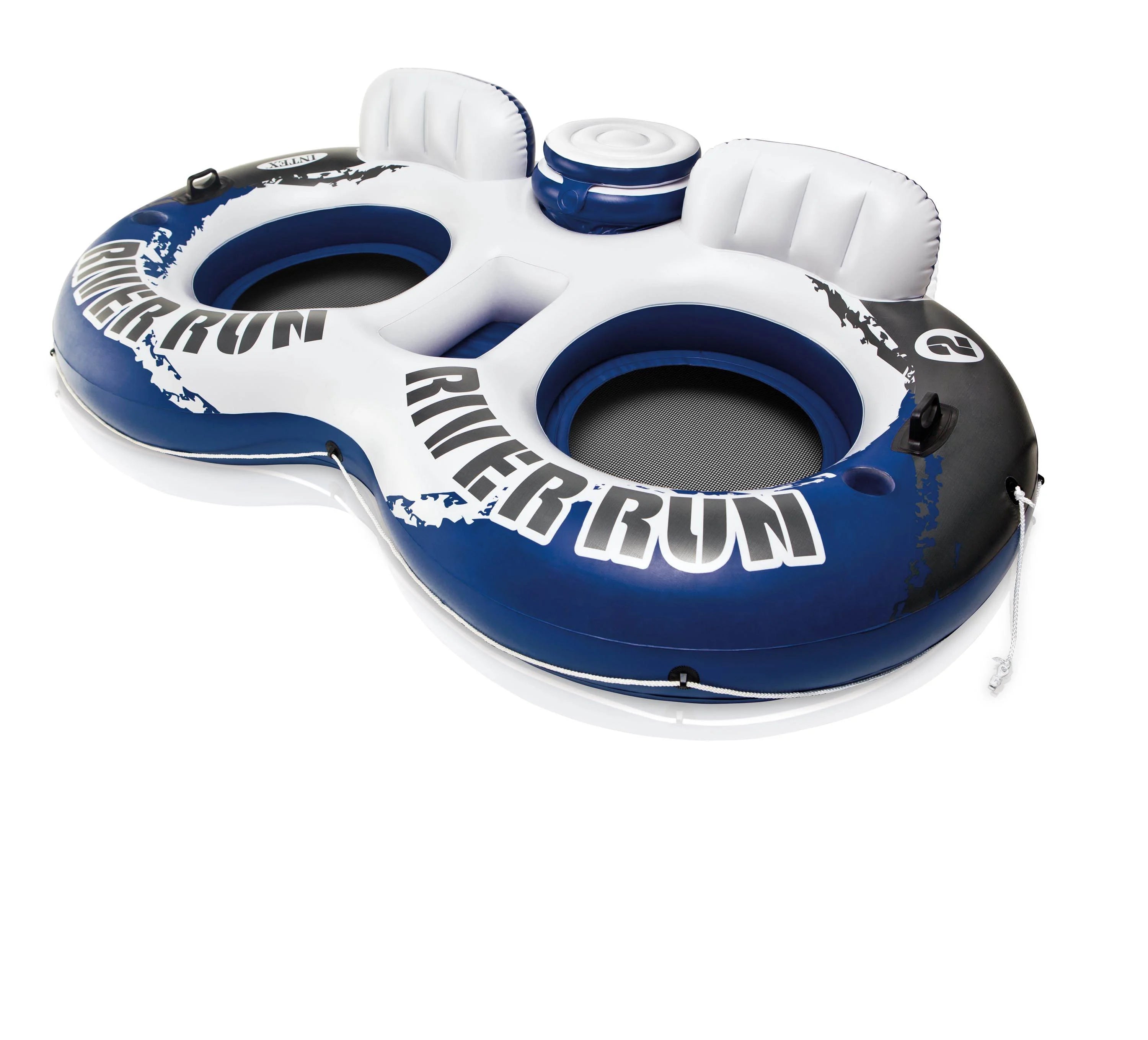 Inflatable 2 Person Float (2 Pack) + Single Tube (4 Pack) E7804