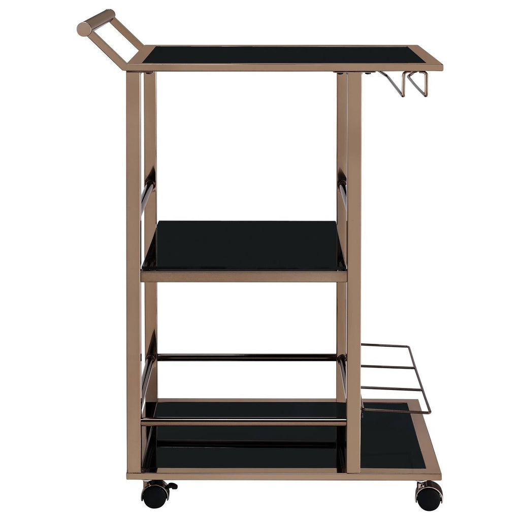 Black Serving Cart D503