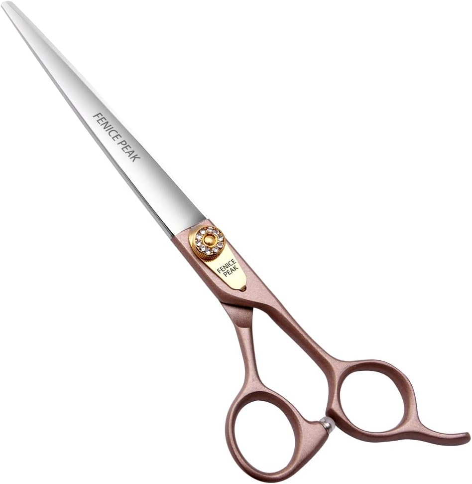 Rose Gold 440C Stainless Steel Dog Grooming Scissors Pack of 2 I92203
