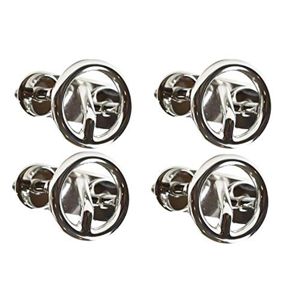 316 Stainless-Steel Transom Mount Ski Tow Hook 4 Pcs 3/8 R237