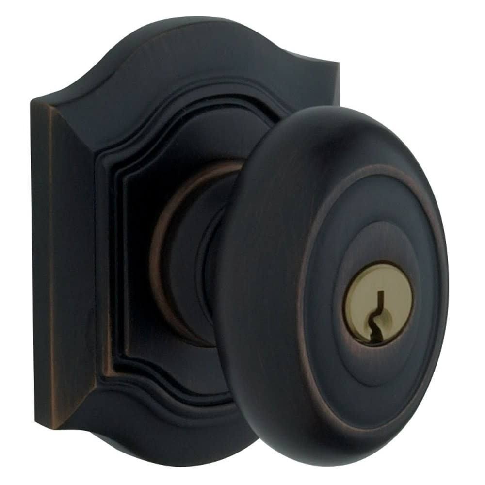 Keyed Entry Knobset Satin Black C1951