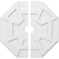 40 inchod x 5 inchid x 14 inchc x 1 inchp PVC Ceiling Medallion, Two Piece R698279