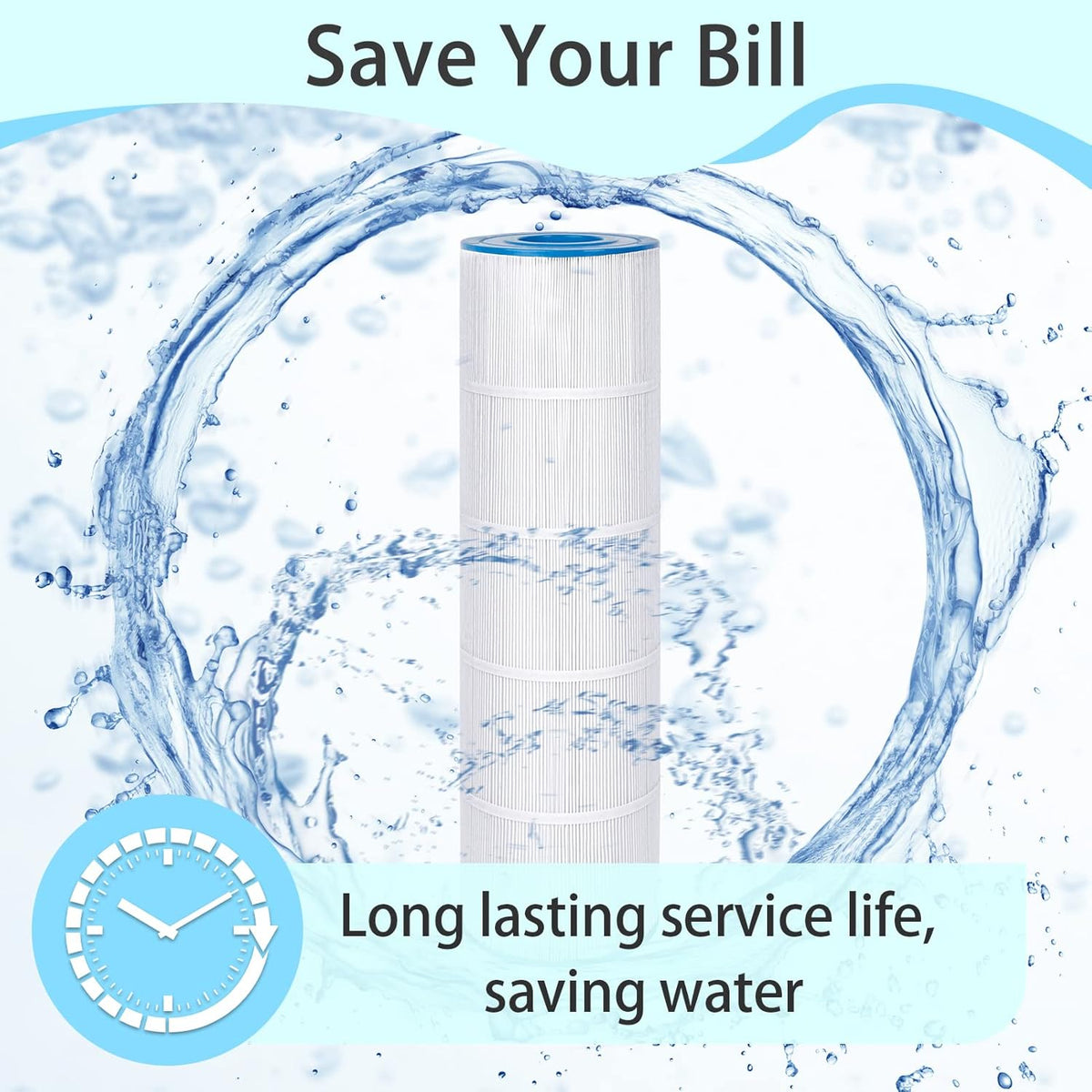 4-Pack Filter Cartridges for Pool Pump G938977