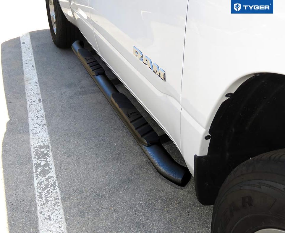 Textured Black Side Step Nerf Bars U286