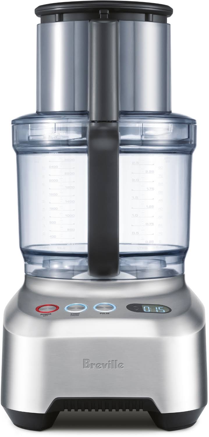 Stainless Steel Food Processor with Silicone Blender Spatula J541773