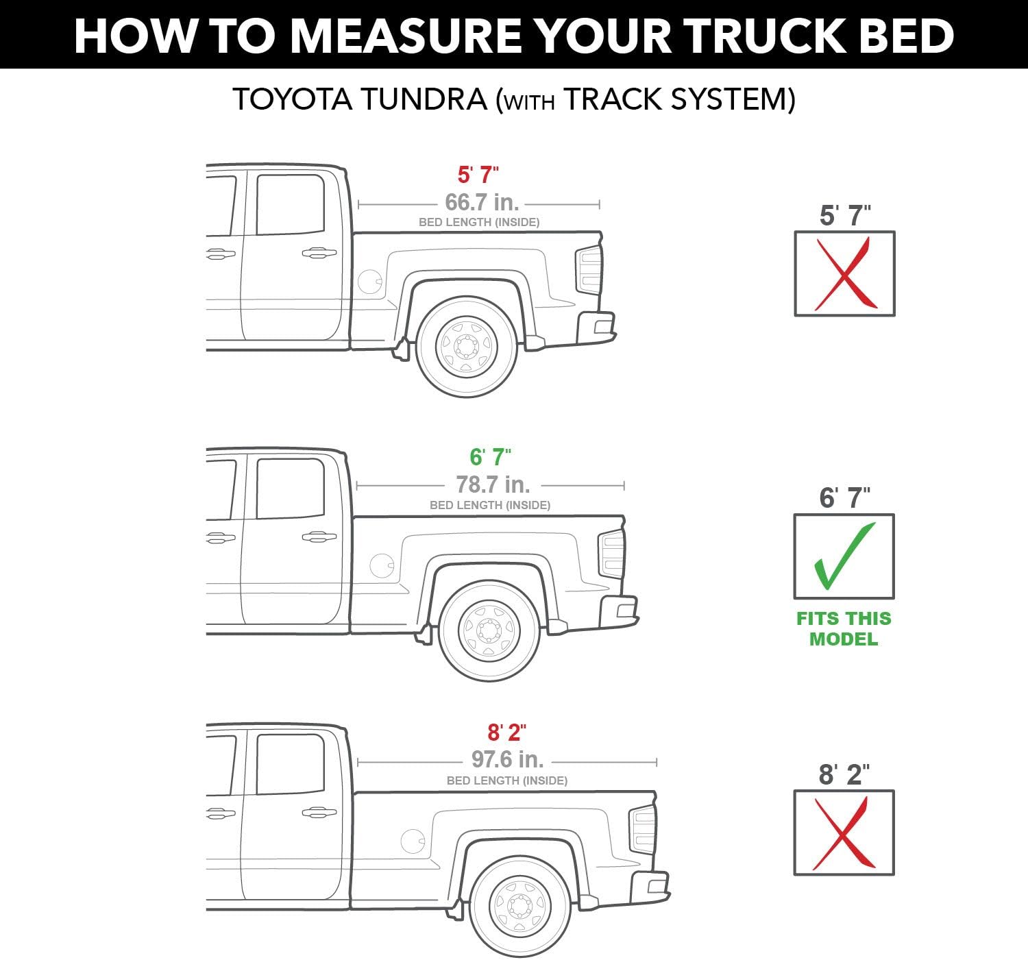 Hard Tri-Fold Truck Bed Tonneau Cover Y732