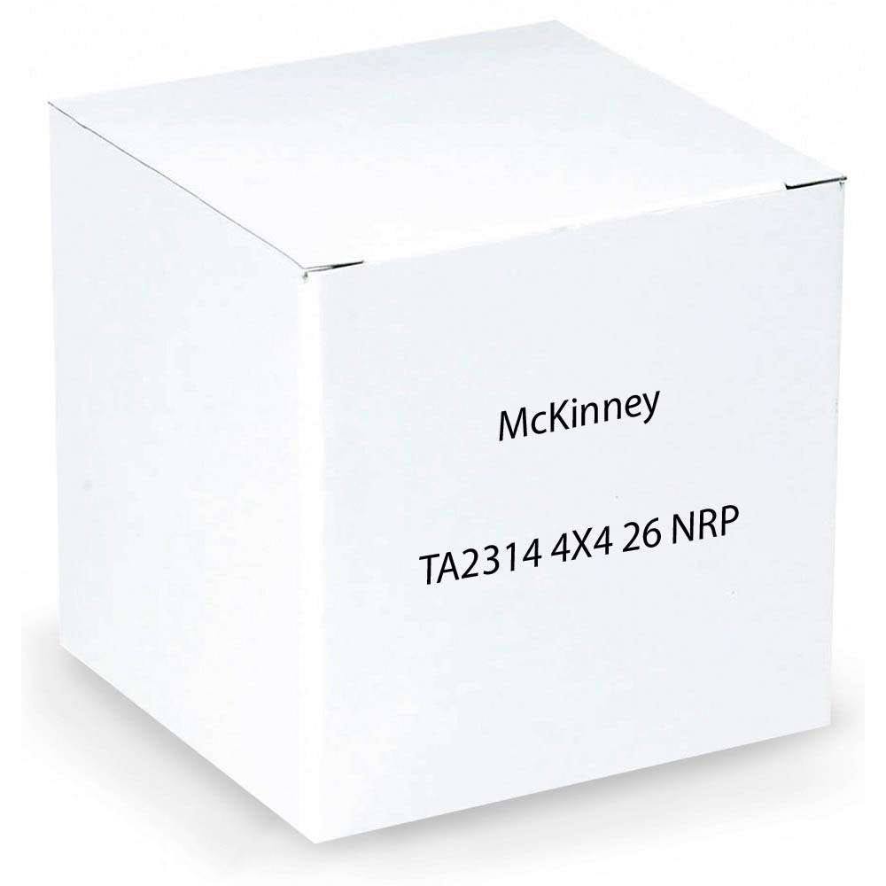 Full Mortise Hinge 5-Knuckle Square Corner Non-Removable Pin Bright Chrom M859903
