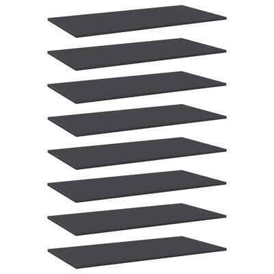 Brown 8 Shelves Floating Bookcase Q1753