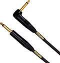 10 Foot Guitar Instrument Cable with Right Angle and Straight Connectors S1808