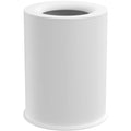 White Steel Painted 5L Trash Can X8360