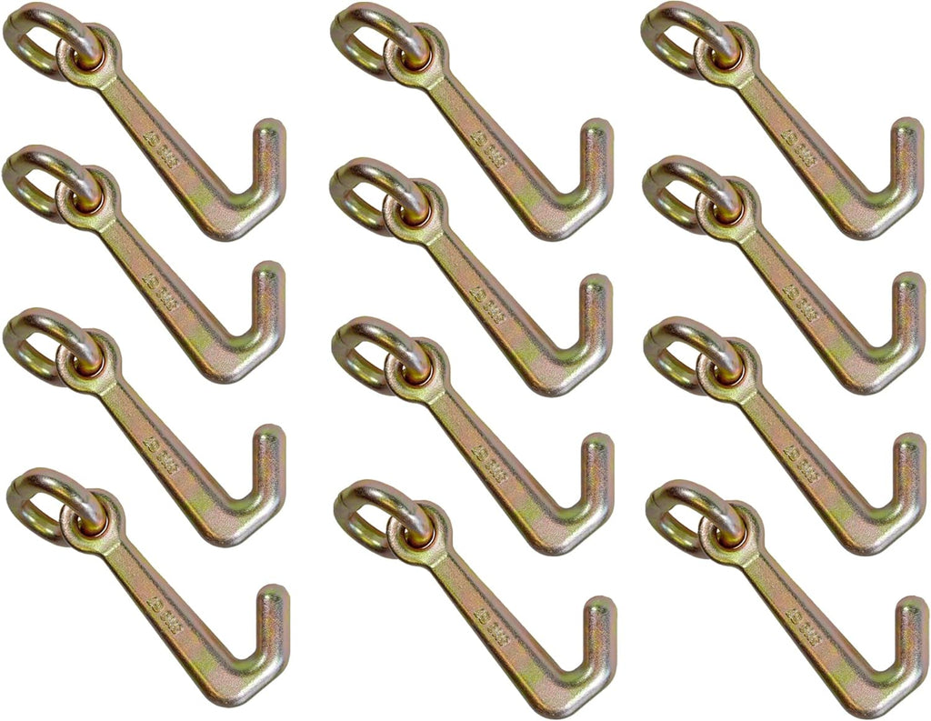 6 - Pack Heavy-Duty Forged Cluster Hook with Link D361071