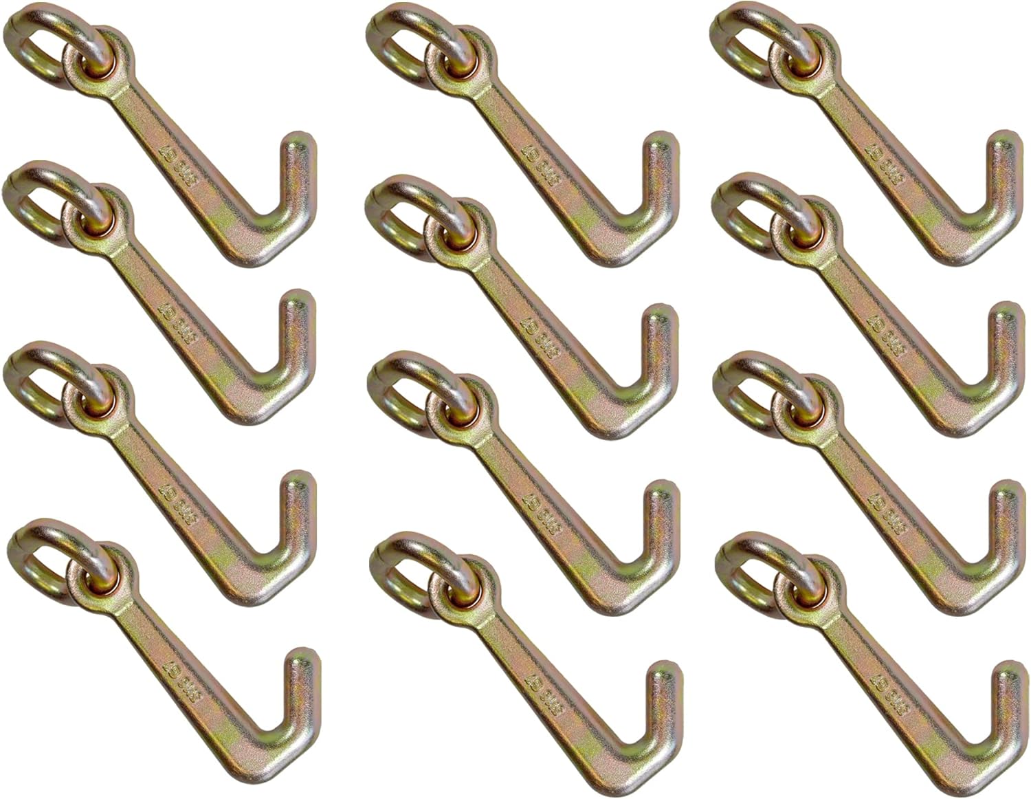 6 - Pack Heavy-Duty Forged Cluster Hook with Link D361071