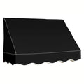 Black Window Entry Awning S8133