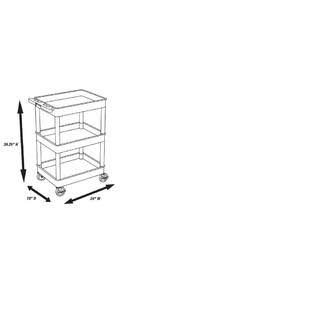 3 Shelf Tub Utility Cart X8719