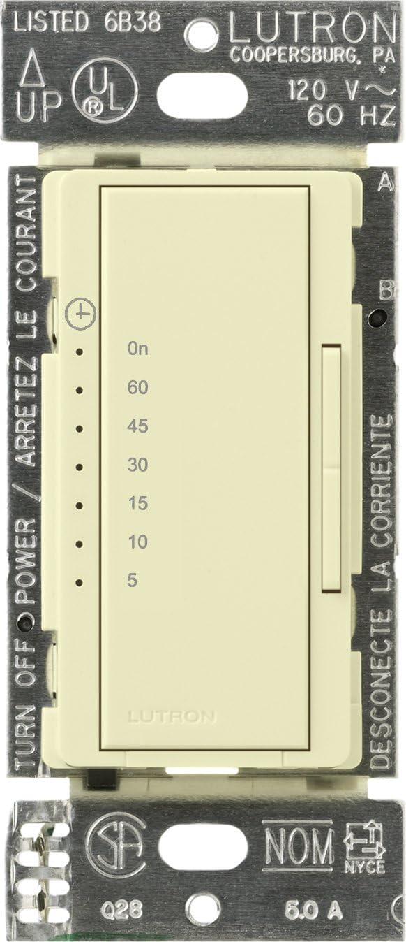 White Countdown Timer Switch for Halogen and Incandescent Bulbs R477371
