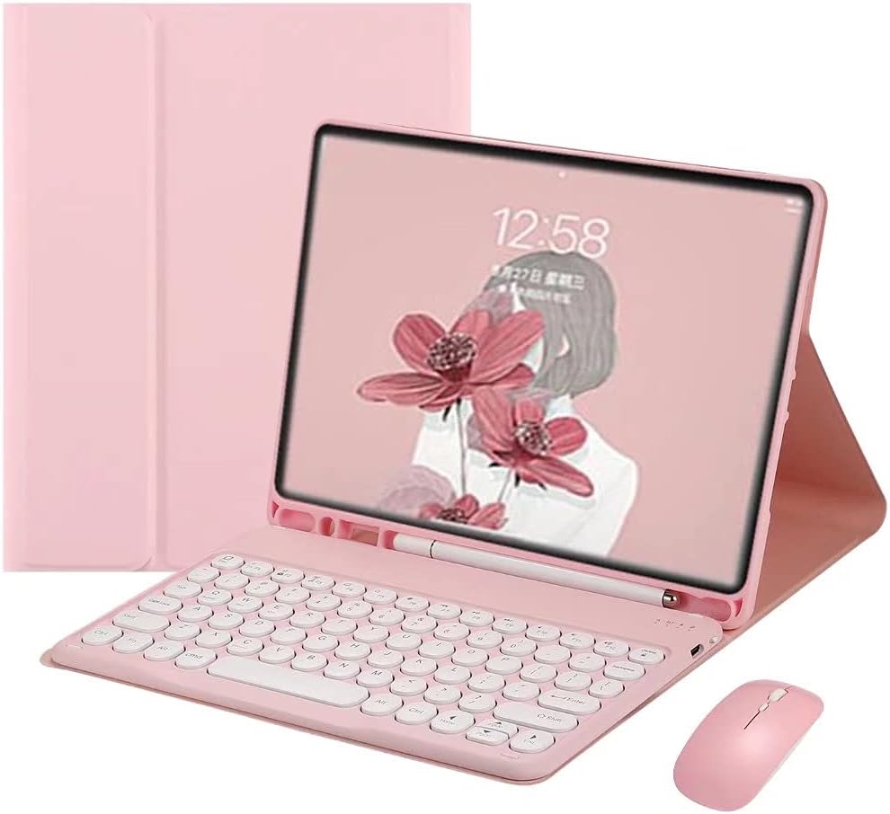 Pink Keyboard Case with Mouse for iPad Pro 11 F307
