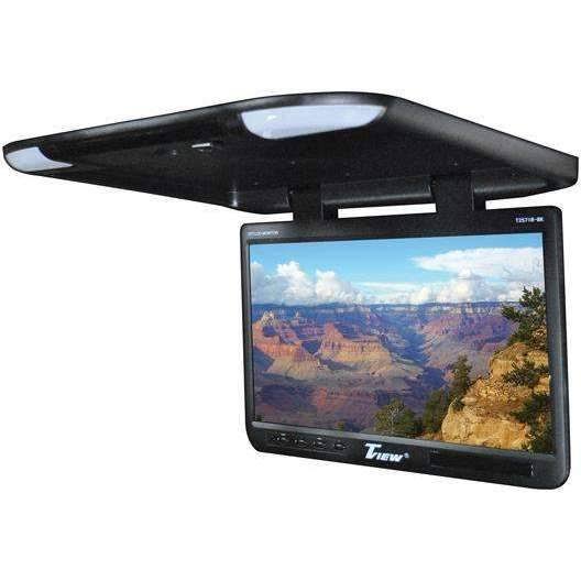 Black TFT Flipdown Monitor with IR Remote C4077