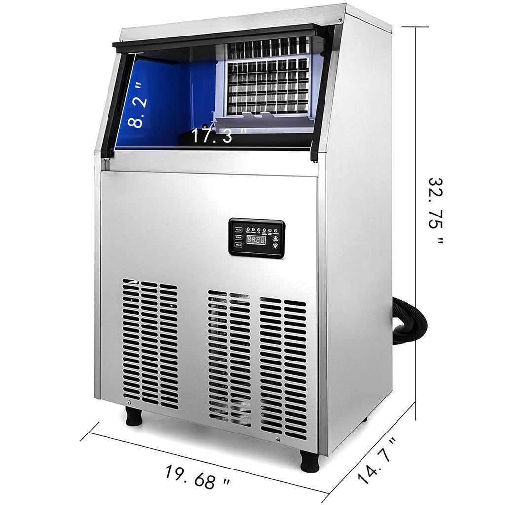 110V Commercial Ice Maker 150lbs/24h P697349