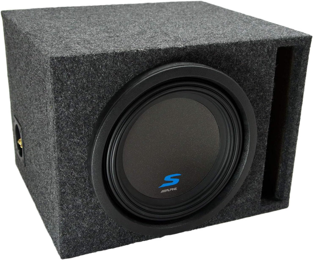 10" Alpine S-W10D4 Subwoofer Custom Sub Box Enclosure Package Pack of 2 O761237