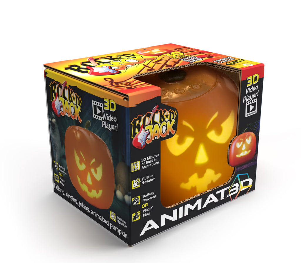 Rockin Jack Talking Animated Pumpkin with Video Projector & Speaker I376397