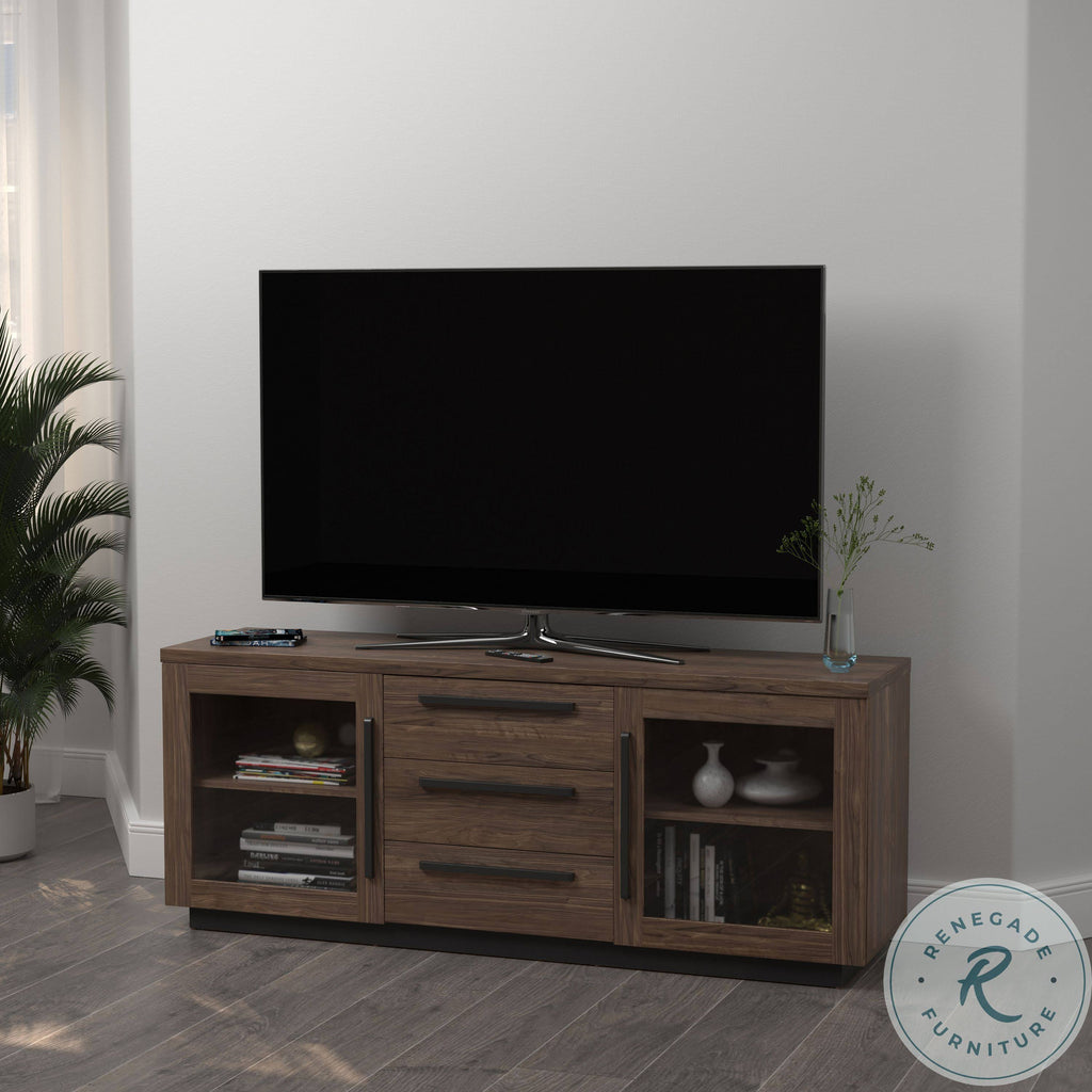 Aged Walnut TV Console Z79642