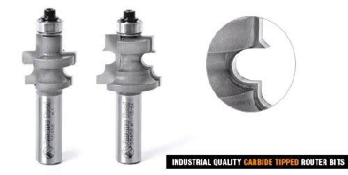 Carbide Tipped Flooring Router Bit Set with Nail Slot Y3980